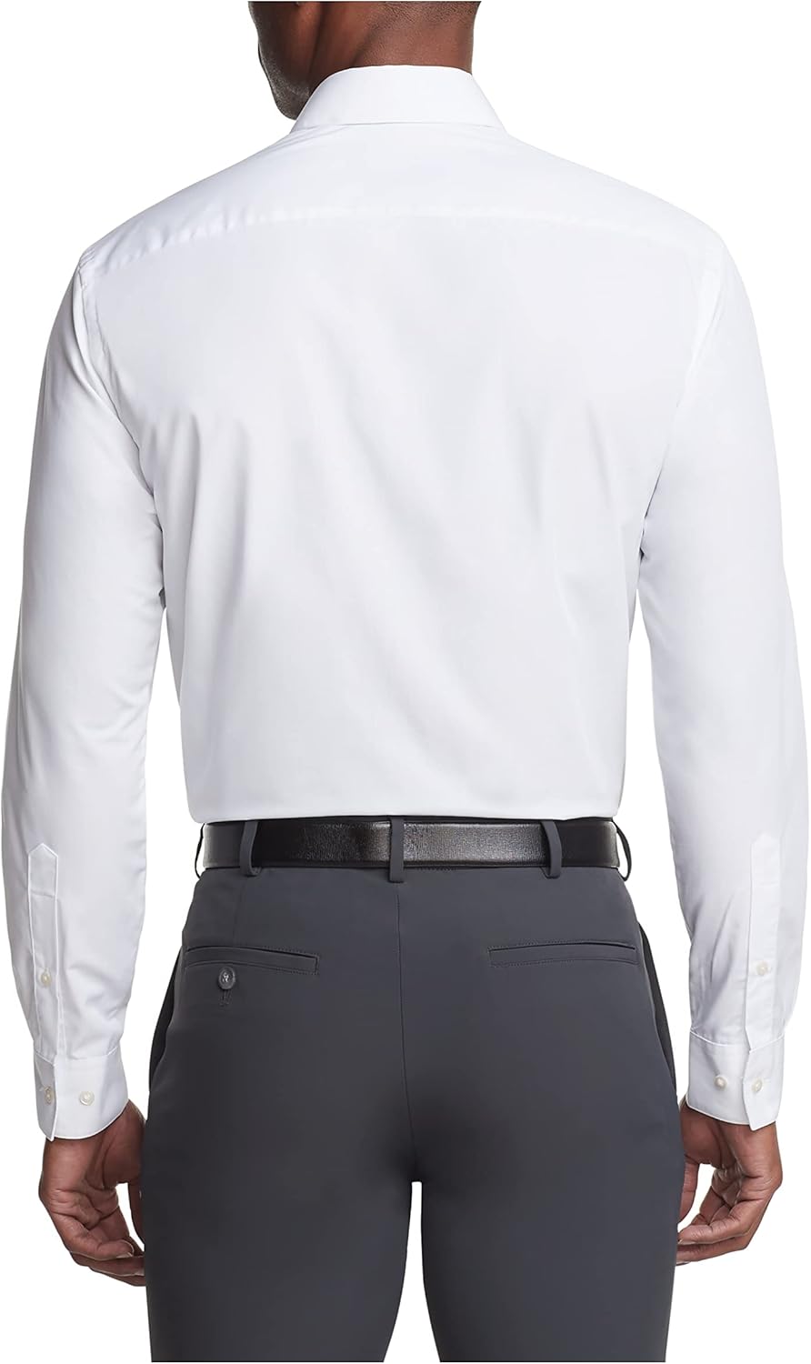 Men Dress Shirt Regular Fit Poplin Solid