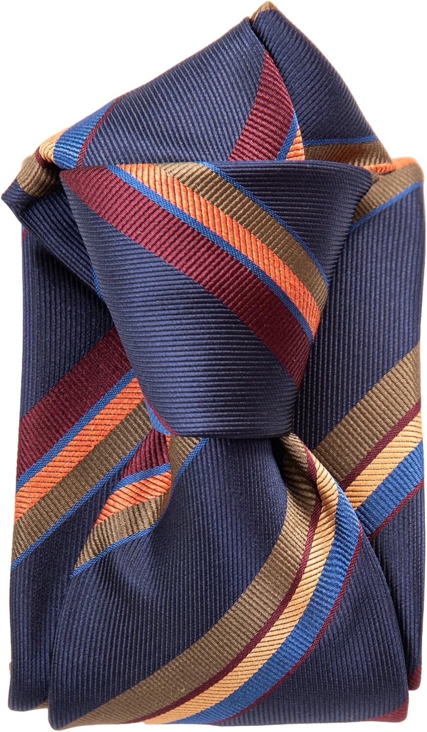 Men's Extra Long Jacquard Italian Silk Ties - Handmade Woven Neckties